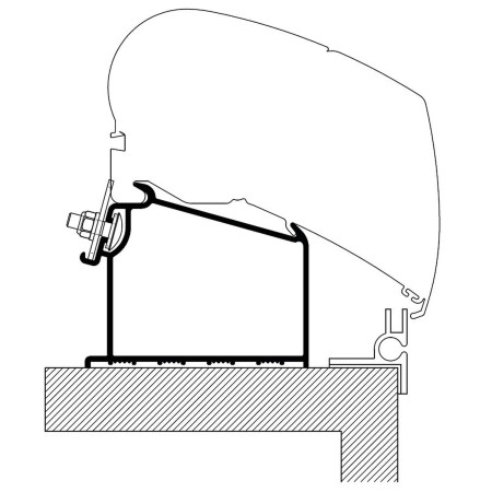 adaptateur de toit caravane adria - thule Thule5415182044479