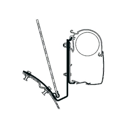 adaptateur de stores vw t4 toit surélevé - thule Thule5415182003940