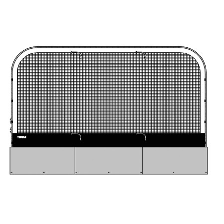 moustiquaire de façade quickfit 3,60 mètres - thule Thule5415182041591