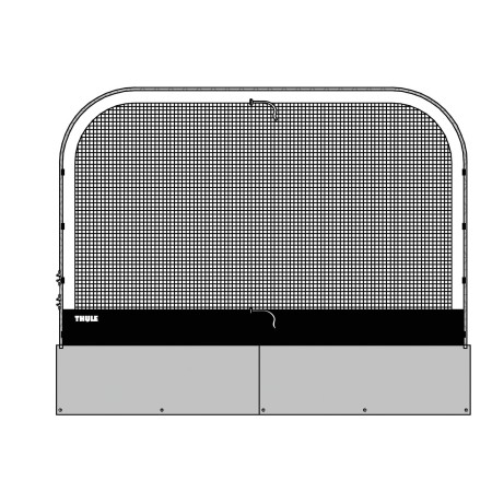 moustiquaire de façade quickfit 3,00 / 3,10 mètres - thule Thule5415182041584