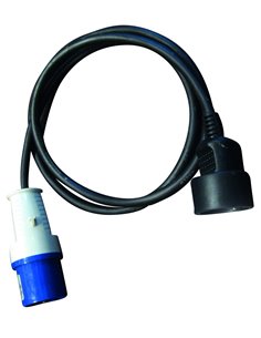 Adaptateur Mâle Cee 17 - Femelle Schuko Avec Cordon - Equipe Ton camping-car - 3700628208778