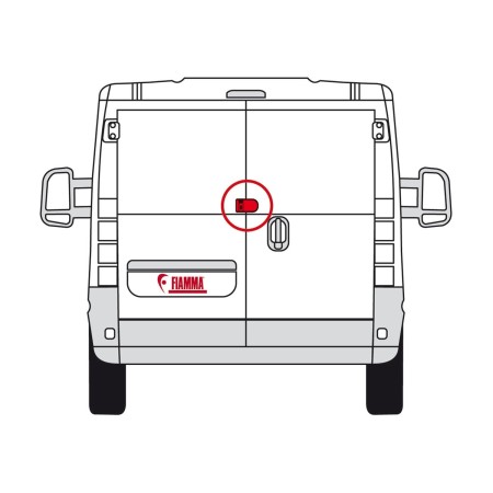 kit safe door double door trafic - fiamma Fiamma