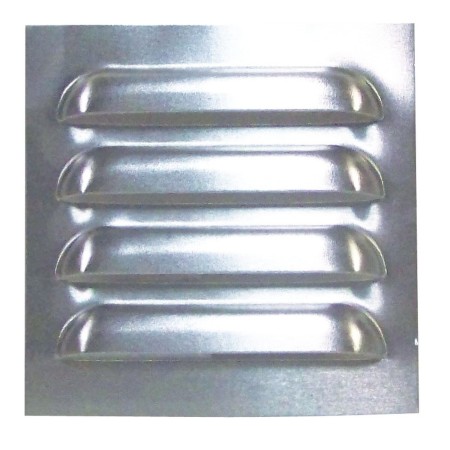 grilles en saillie en aluminium brossé 115 x 115 mm Générique