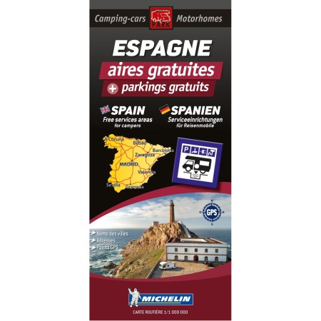 carte routière aires gratuites espagne - trailer's park Trailer's Park9782919004294