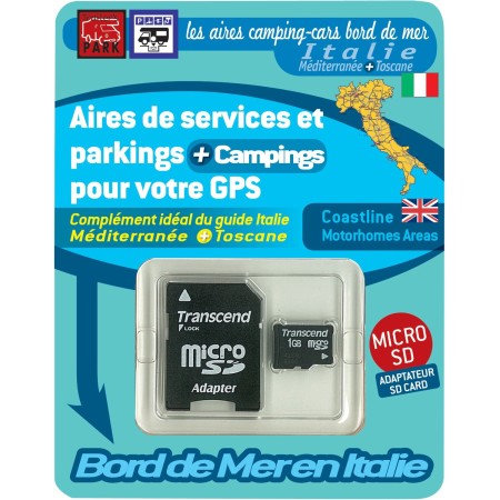 carte sd pour gps garmin bord de mer italie - trailer's park Trailer's Park9782919004126
