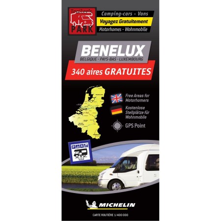 cartes routières aires gratuites benelux - trailer's park Trailer's Park9782919004522