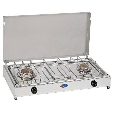 réchaud à gaz en inox 2 feux - parker Parker8052780601214