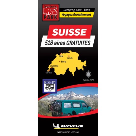 cartes routières aires gratuites suisse - trailer's park Trailer's Park9782919004775