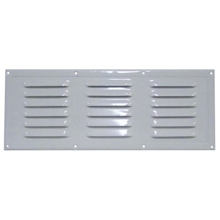 grille d'aération en aluminium laqué blanc 330 x 130 mm Générique3606260507173