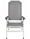 Fauteuil aluminium Confort Maxi Gris anthracite - MIDLAND - Equipe Ton camping-car - 3700628245988