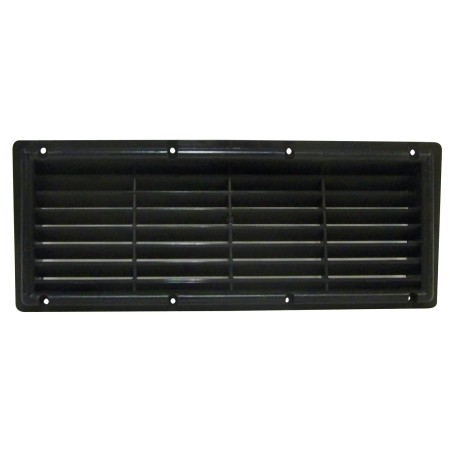 grilles à encastrer plastique avec moustiquaire noire Générique