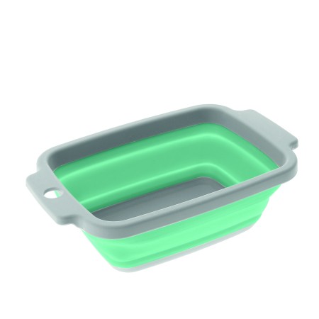plat rectangle rétractable grand modèle vert - incasa INCASA3700628252788