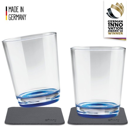 lot de 2 verres à eau aimantés - silwy Silwy4260439970039