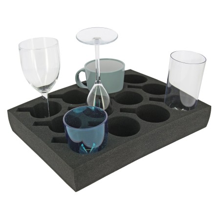 porte verres en mousse - incasa INCASA3700628272786