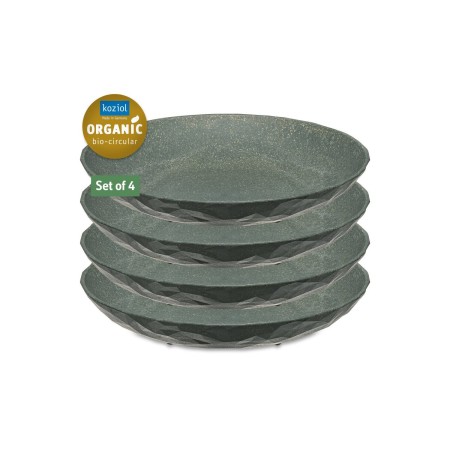 lot de 4 assiettes creuses club coloris gris - koziol Koziol4002942561959