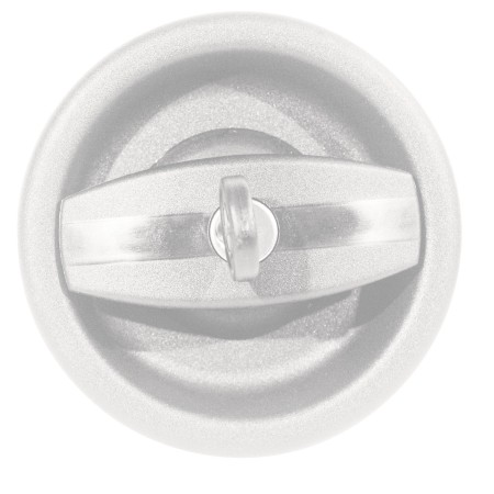 serrure plastique ronde blanche - zadi Zadi3700628238492
