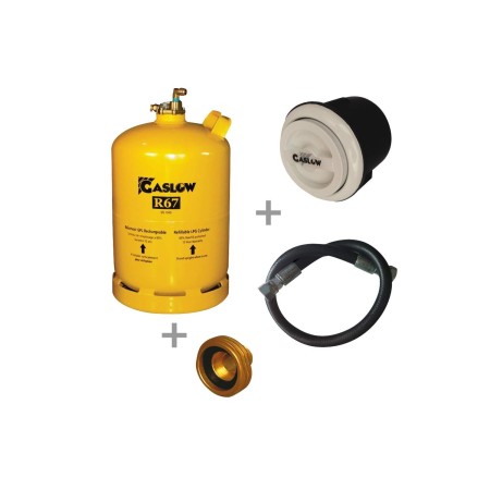 pack réservoir gpl 11 kg (boîte ext. blanche + tous les adaptateurs) - gaslow Gaslow