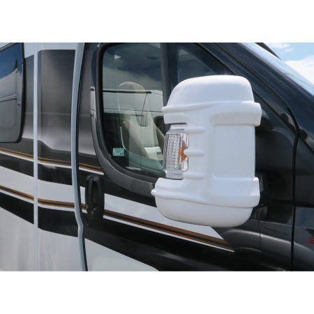 coques bumper de protection pour rétroviseur ducato, boxer et jumper à partir de 2007 - blanc - milenco Milenco5060101834268