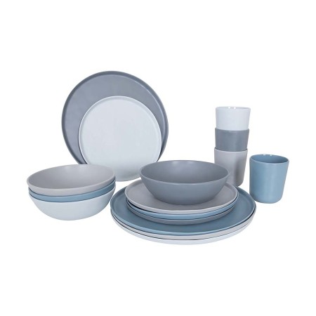 pack de vaisselle en mélamine molvadite - 16 pièces - bo-camp Bo-camp8712013815848