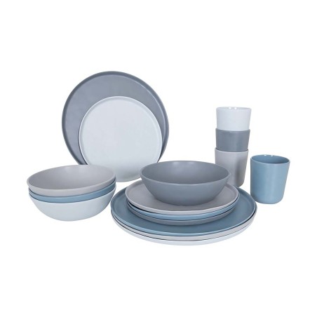 pack de vaisselle en mélamine molvadite - 16 pièces - bo-camp Bo-camp8712013815848