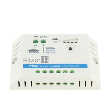 régulateur solaire pwm 10a - powerlib' Powerlib'3700628245797