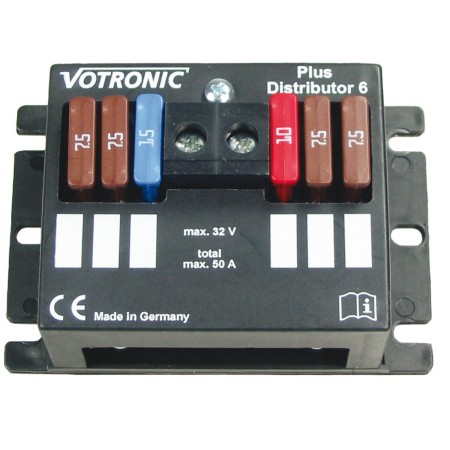 boîtier de distribution 12v plus distributor 6 - votronic Votronic4250683602367