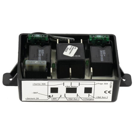 coupleurs / séparateurs 3 batteries pwm avec sécurité - inovtech Inovtech3700628202400