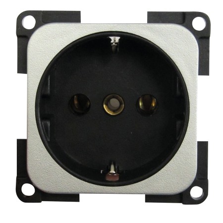 prise 220 volts allemande schuko gris métal Générique4056161057137