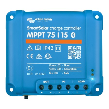 régulateur de charge mppt smart solar 75/15 - victron Victron8719076040804