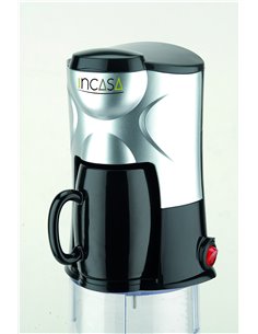 Cafetière électrique 12 Volts Modèle 1 tasse - INCASA - Equipe Ton camping-car - 3700628228585