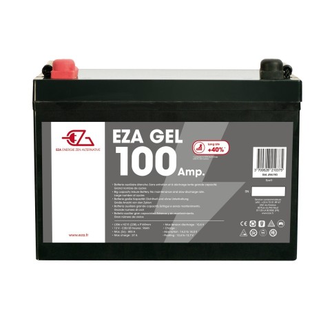 Batterie auxiliaire EZA Gel 100Ah EZA3700628210375
