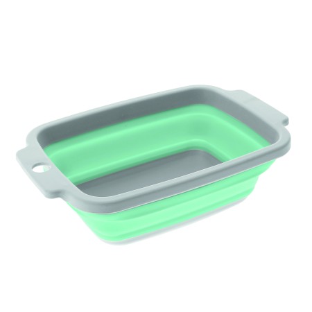 plat rectangle rétractable petit modèle vert - incasa INCASA3700628252795