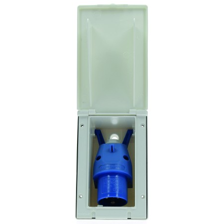 Socle Mâle Encastrable À Fiche Orientable Socle Encastrable Cee17 Blanc Générique8715133029928