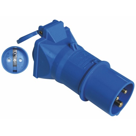 Adaptateur Mâle Cee 17 - Femelle Type E Générique8715133022783