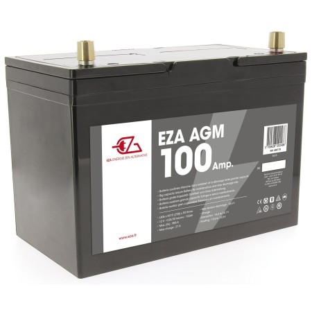 Batterie auxiliaire EZA AGM 100Ah EZA3700628202486