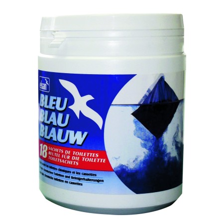 Additif Wc chimique 18 Sachets Bleu  - ELSAN ELSAN5029558153407