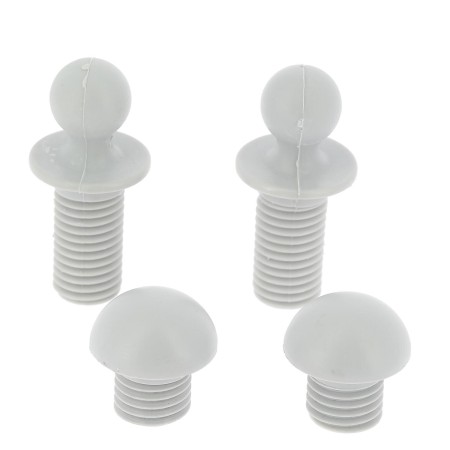 embouts de repose-jambes blanc pour fauteuils - westfield Westfield4260182767627