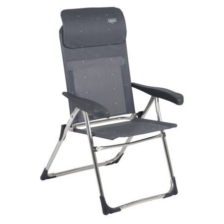 fauteuil classic compact gris avec appui-tête plat - crespo Crespo8421228054408