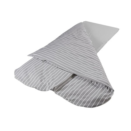 couchage grand confort rayé gris 58 x 190 x 2,5 cm - duvalay Duvalay5060197413804