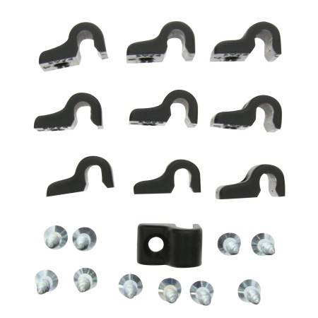 chappes de fixation + vis pour filet de protection Générique3700628237921