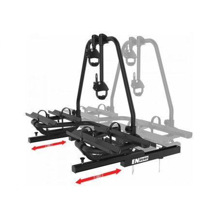 porte-vélos caravane bc260 coulissant black edition - enduro Enduro8717809916785