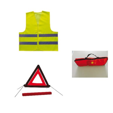kit de sécurité : gilet de sécurité + triangle de présignalisation Générique3285050014253