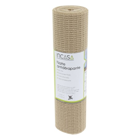 natte antidérapante beige - incasa INCASA3700628202943