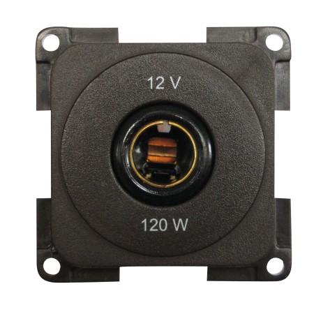 prise 12 volts diamètre 12 mm marron Générique4056161046100