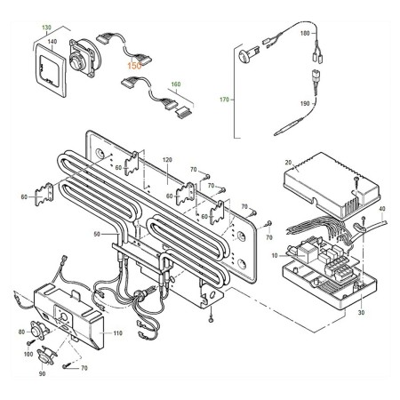 câble de pièce de commande 5 m - truma Truma4052816040585