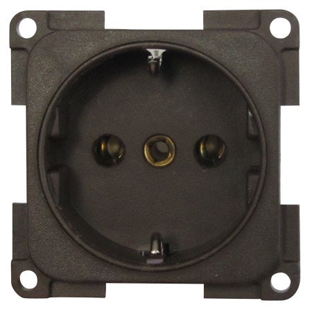 prise 220 volts allemande schuko marron Générique4056161045899