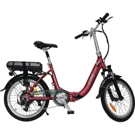 vélo à assistance électrique pliant 20 rouge confort - e-ride E-Ride3700628251095