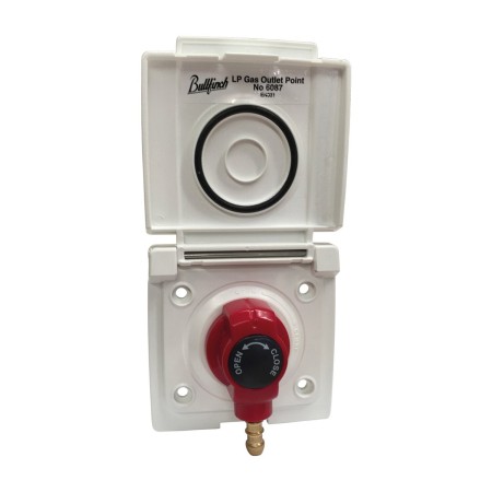 boitier sortie gaz barbecue - prise gaz rouge - gaslow Gaslow5060021490452
