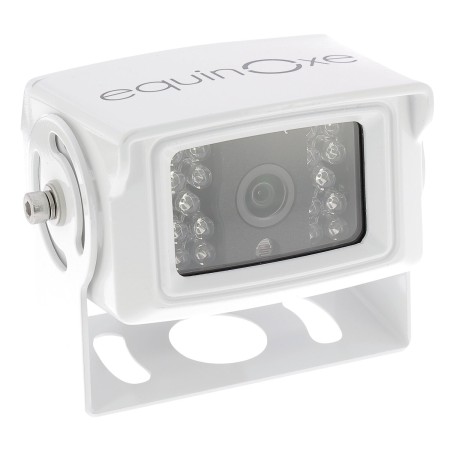 caméra de recul filaire 18 leds blanche - equinoxe EQUINOXE3700628221043