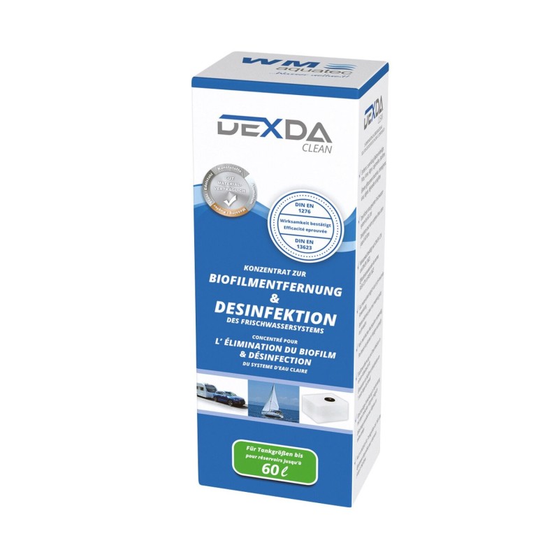 nettoyant et désinfectant pour eau claire dexda clean pour des réservoirs jusqu‘à 60 litres. - aquatec Aquatec4251369900029